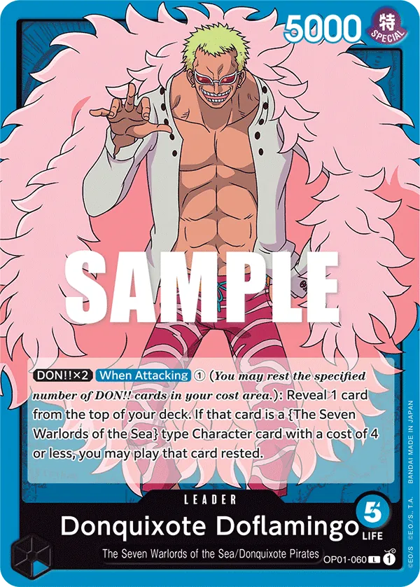 Donquixote Doflamingo Leader Leader OP01-060