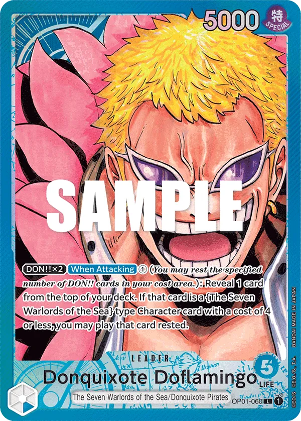 Donquixote Doflamingo Leader  OP01-060