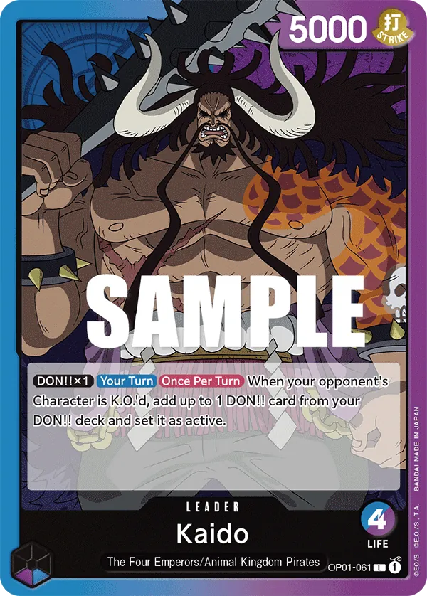 Kaido Leader Leader OP01-061