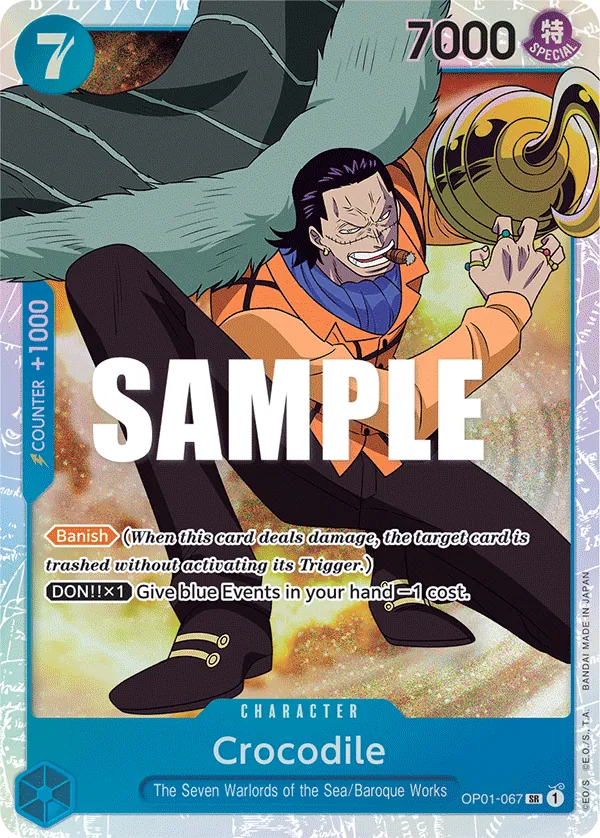 Crocodile Character Super Rare OP01-067