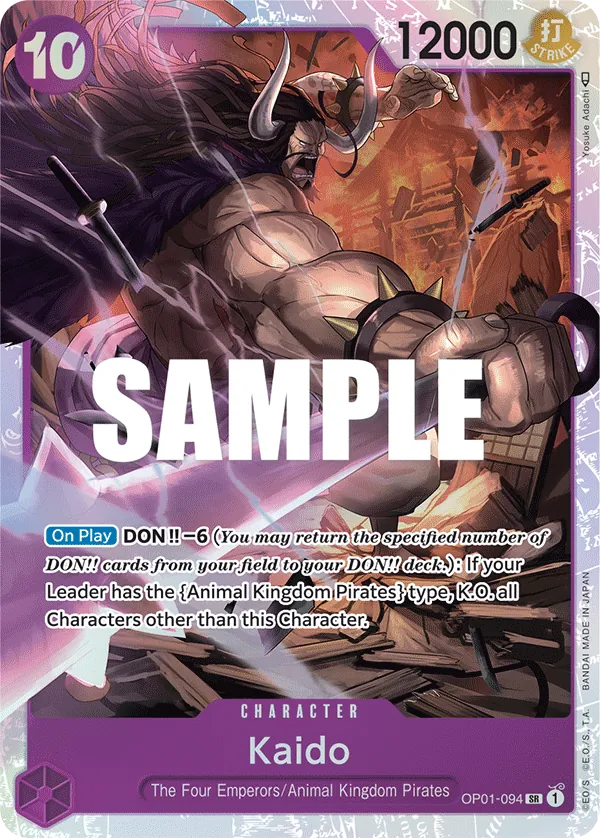 Kaido Character Super Rare OP01-094