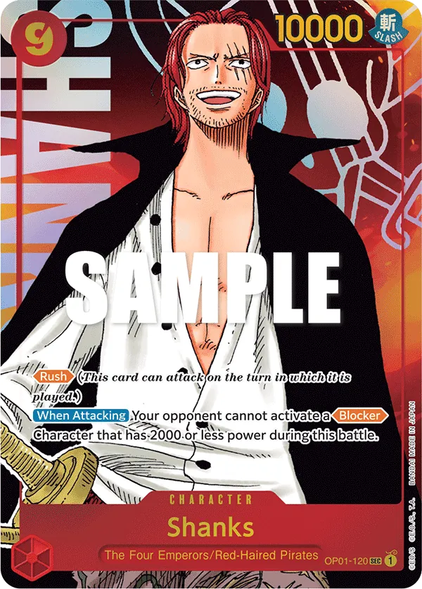 Shanks Character  OP01-120