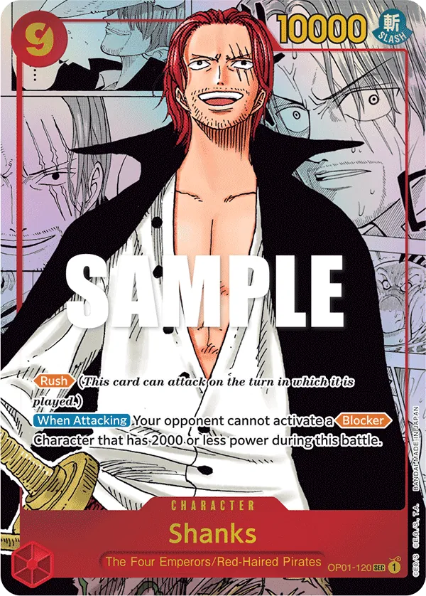 Shanks Character  OP01-120