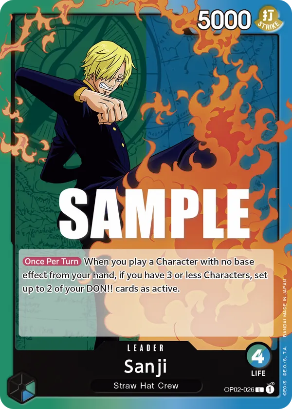 Sanji Leader Leader OP02-026