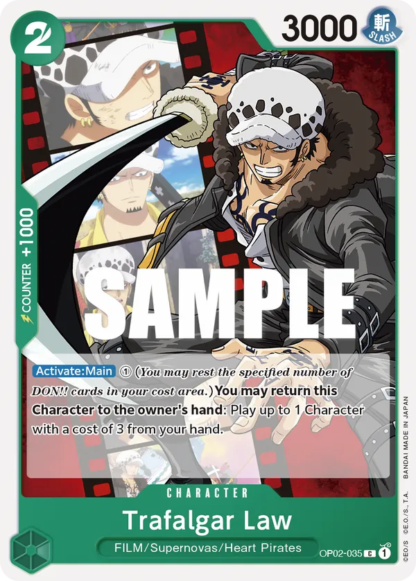 Trafalgar Law Character Common OP02-035