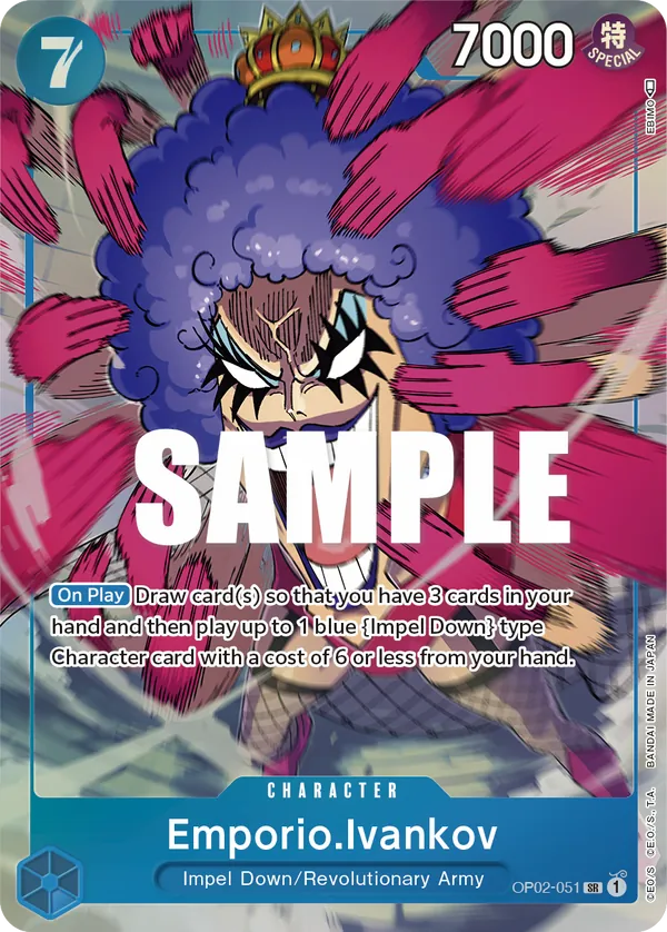 Emporio.Ivankov Character  OP02-051