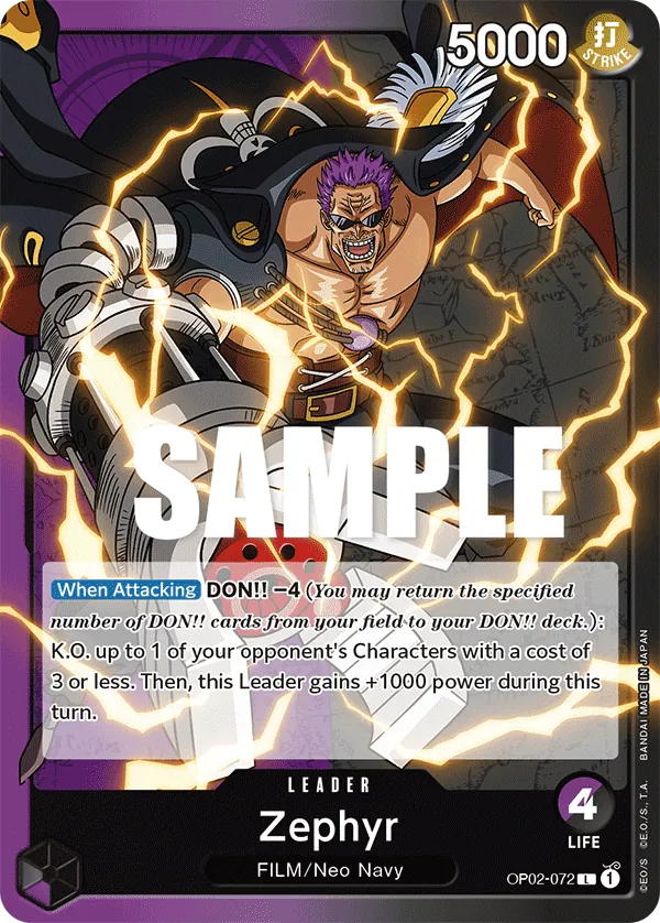 Zephyr Leader Leader OP02-072