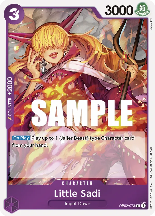 Little Sadi Character Rare OP02-073