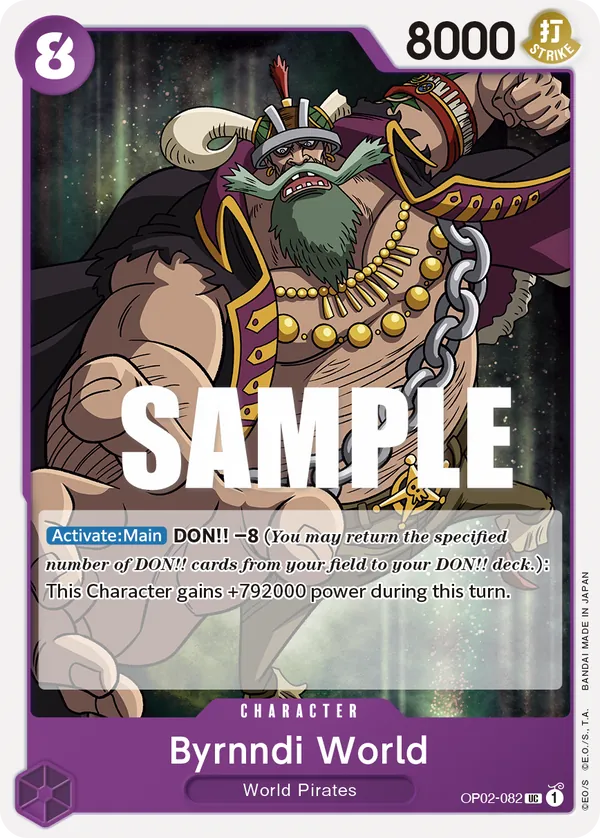 Byrnndi World Character Uncommon OP02-082