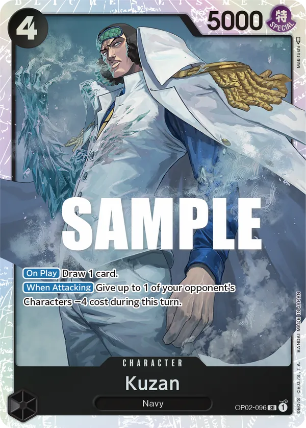 Kuzan Character Super Rare OP02-096