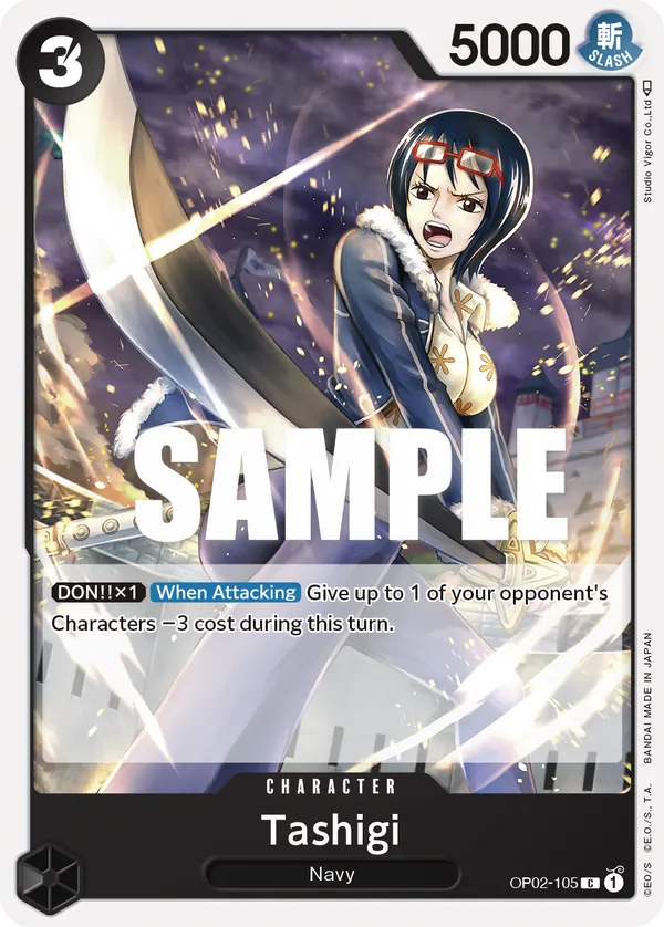 Tashigi Character Common OP02-105