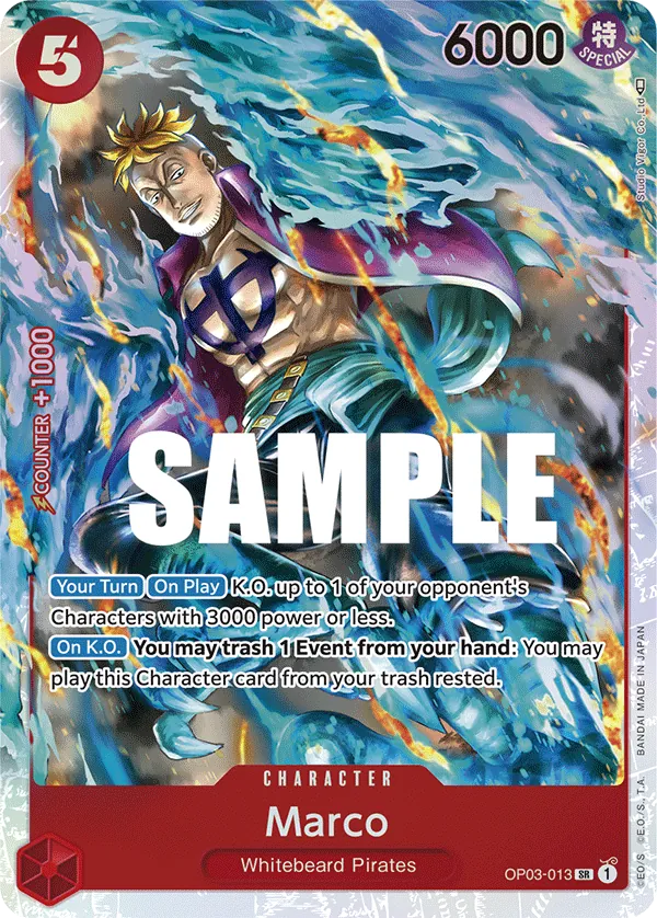 Marco Character Super Rare OP03-013