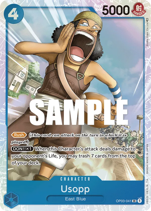 Usopp Character Super Rare OP03-041