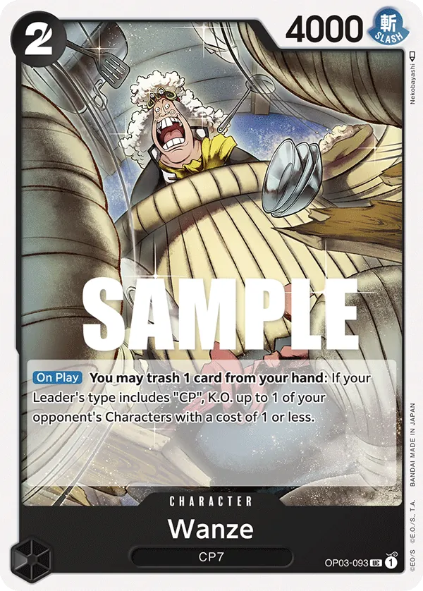 Wanze Character Uncommon OP03-093