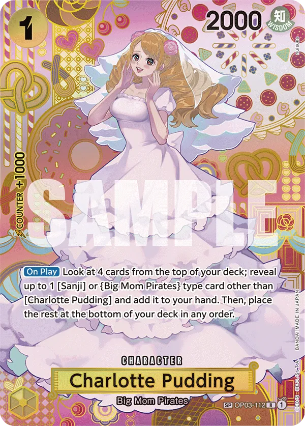 Charlotte Pudding Character Special Card OP03-112