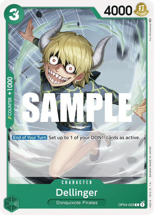 Dellinger Character Common OP04-029