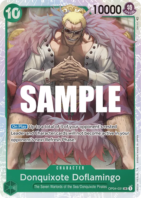 Donquixote Doflamingo Character Super Rare OP04-031