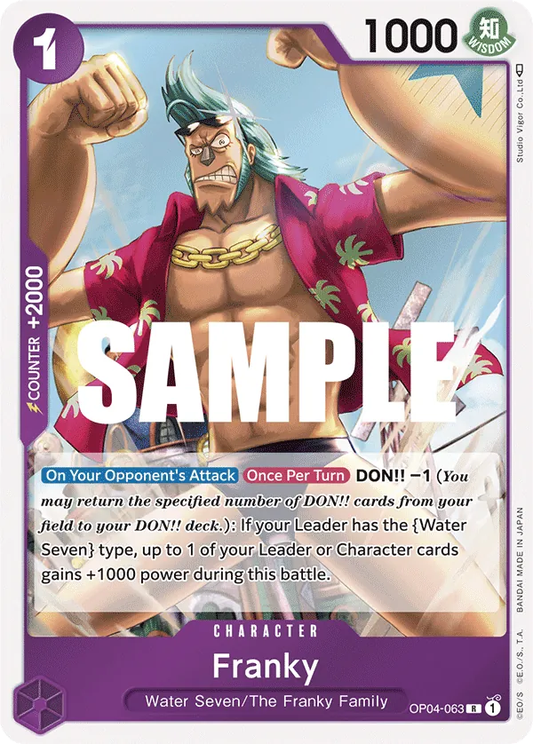 Franky Character Rare OP04-063