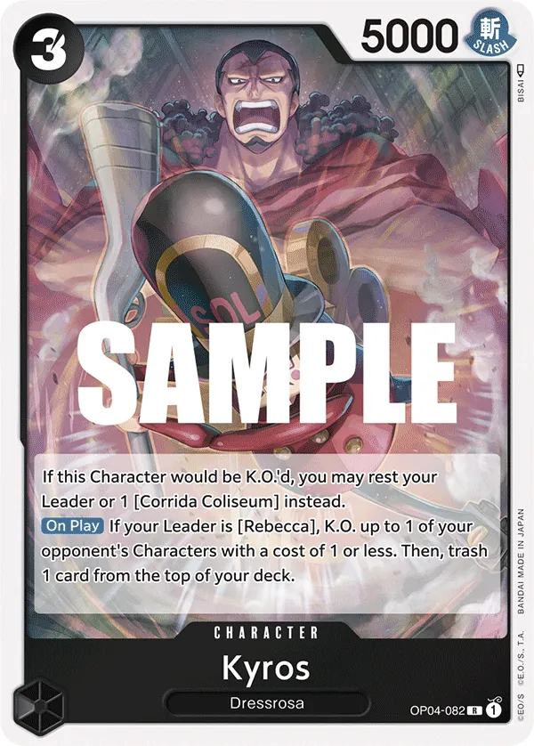 Kyros Character Rare OP04-082