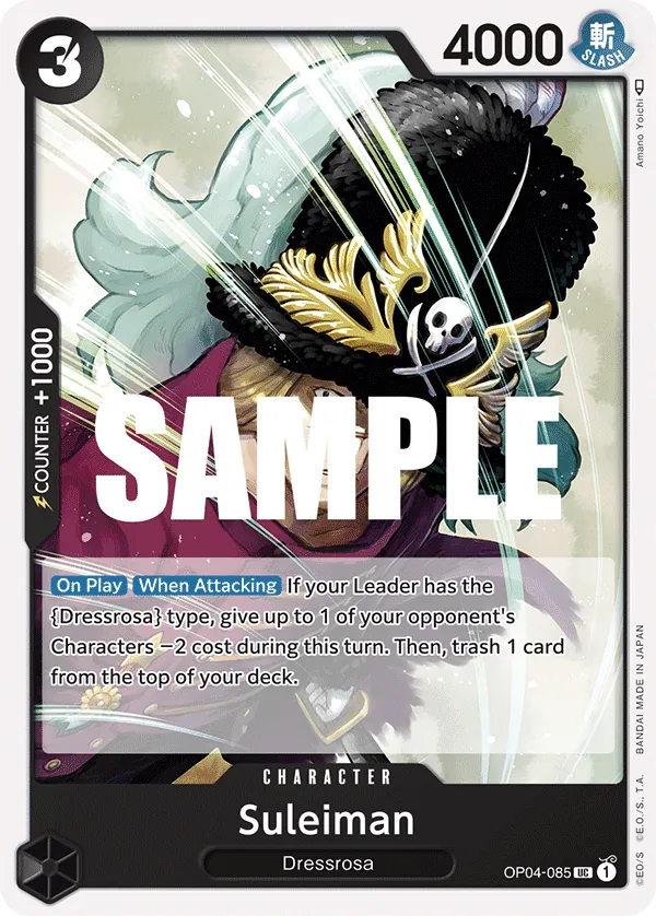 Suleiman Character Uncommon OP04-085