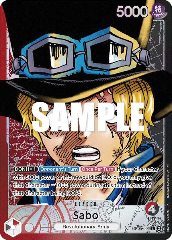 Sabo Leader  OP05-001