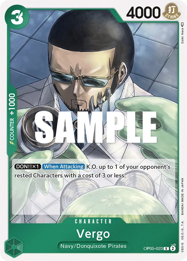 Vergo Character Rare OP05-023