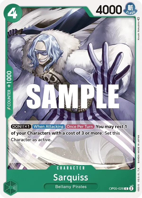 Sarquiss Character Common OP05-026