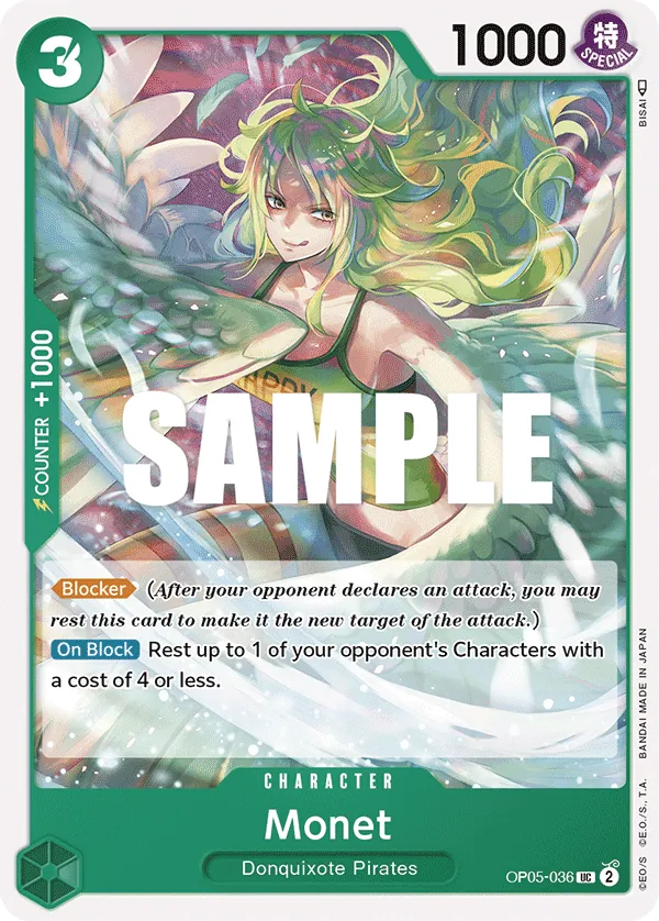 Monet Character Uncommon OP05-036