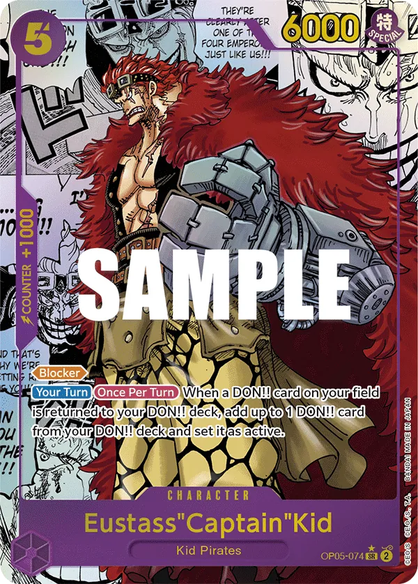 Eustass"Captain"Kid Character  OP05-074