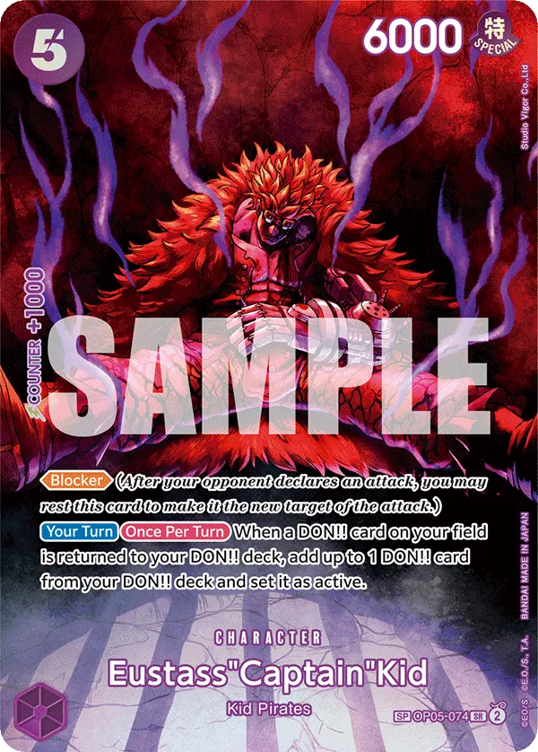 Eustass"Captain"Kid Character Special Card OP05-074