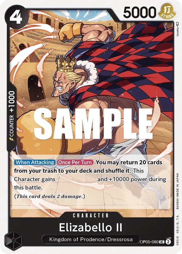 Elizabello II Character Uncommon OP05-080