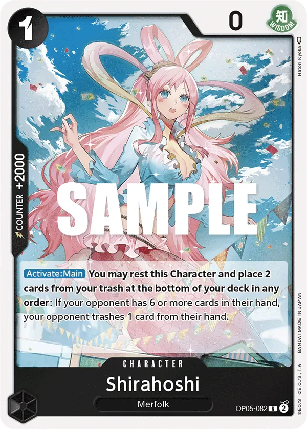 Shirahoshi Character Rare OP05-082