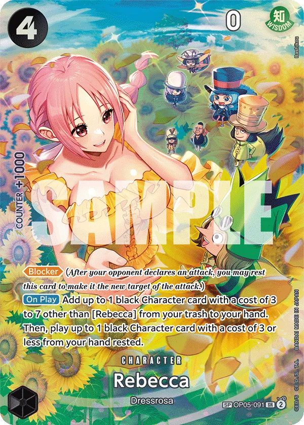 Rebecca Character Special Card OP05-091