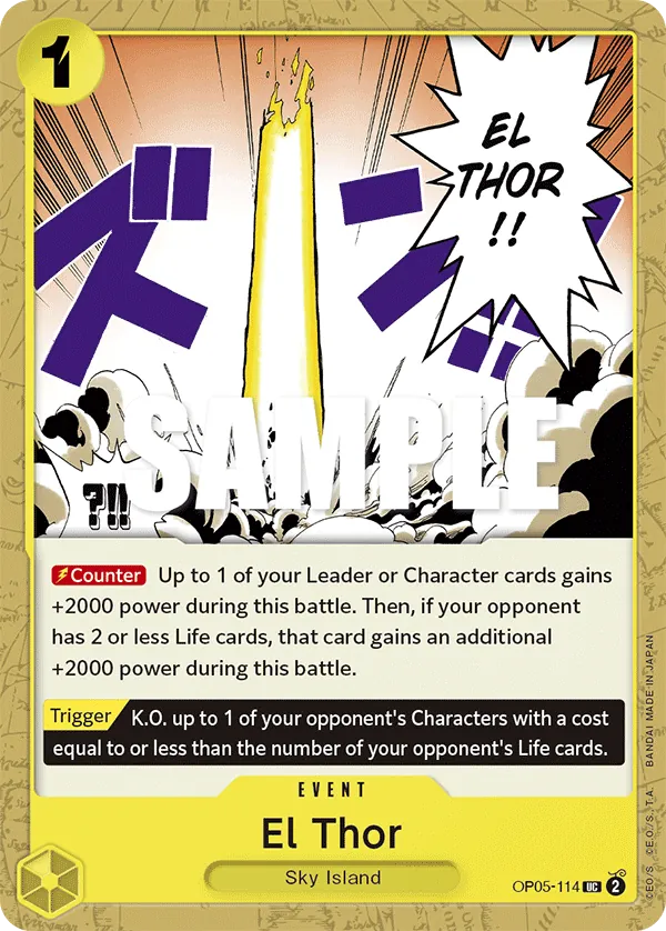 El Thor Event Uncommon OP05-114