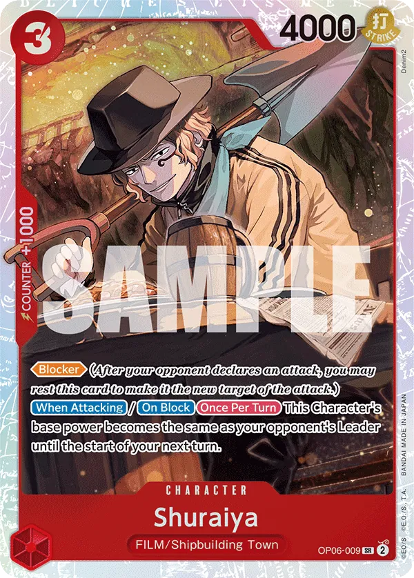 Shuraiya Character Super Rare OP06-009