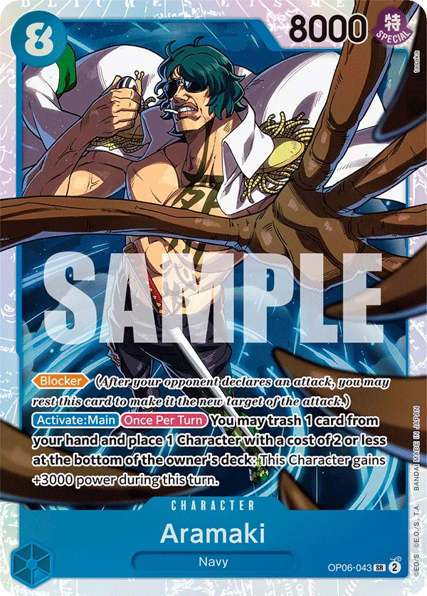 Aramaki Character Super Rare OP06-043