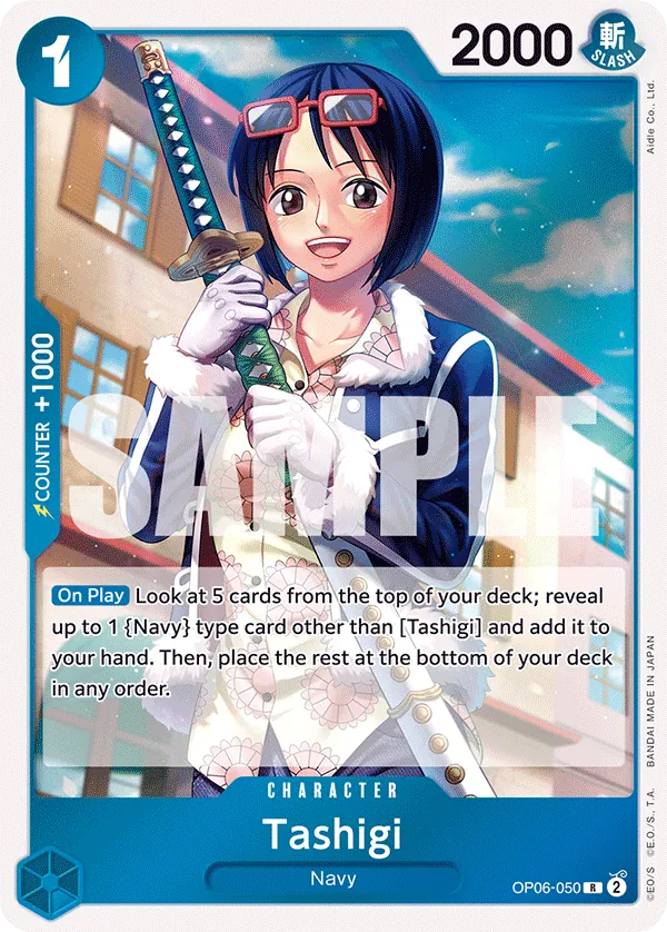 Tashigi Character Rare OP06-050