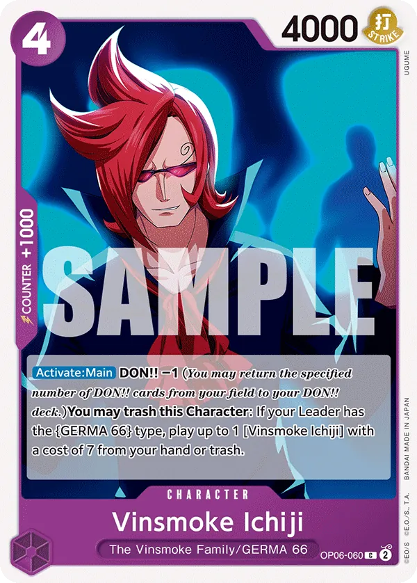 Vinsmoke Ichiji Character Common OP06-060