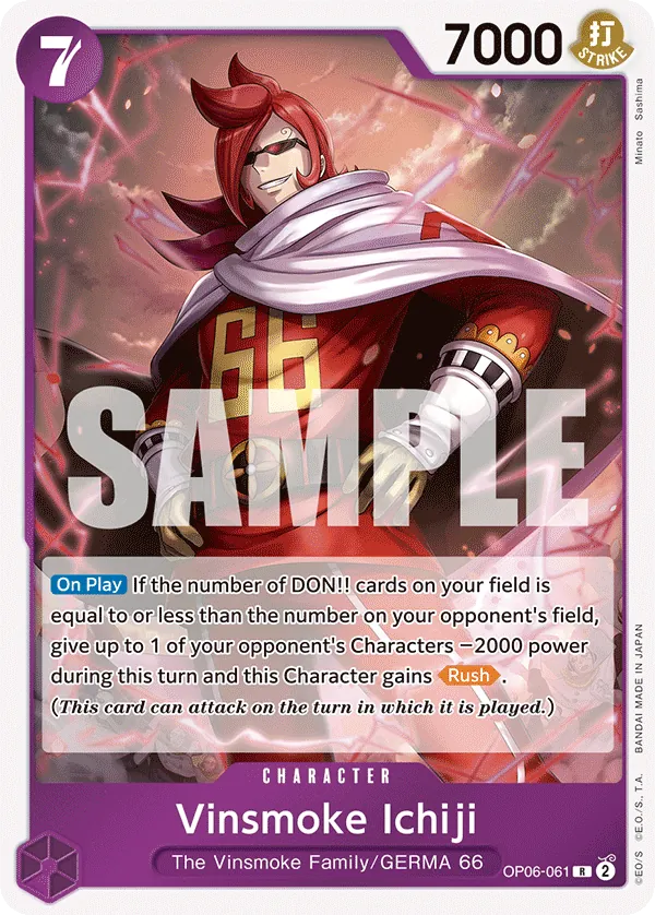 Vinsmoke Ichiji Character Rare OP06-061