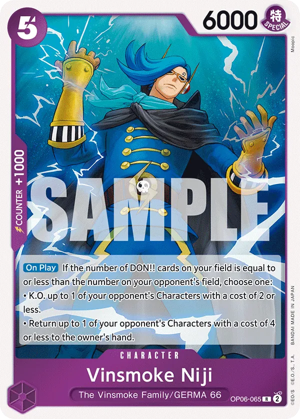 Vinsmoke Niji Character Rare OP06-065