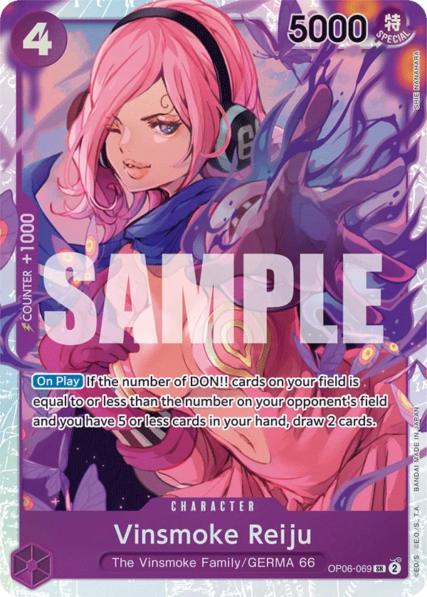 Vinsmoke Reiju Character Super Rare OP06-069