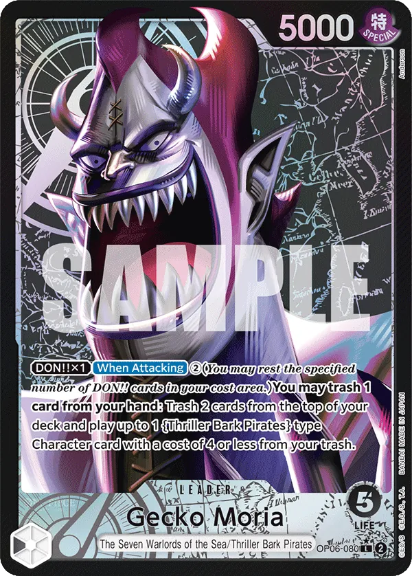 Gecko Moria Leader  OP06-080