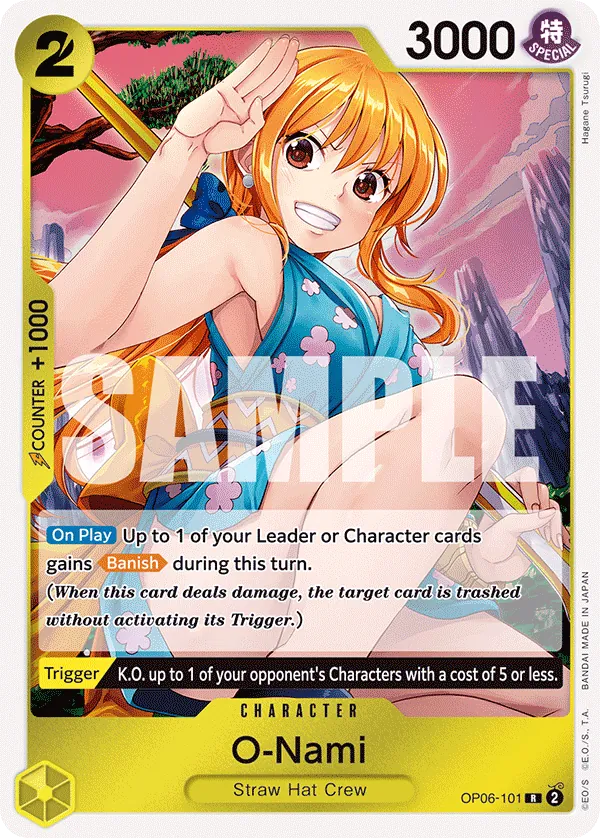 O-Nami Character Rare OP06-101