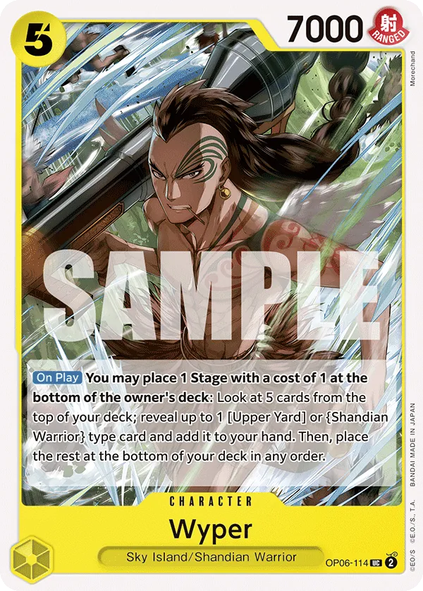 Wyper Character Uncommon OP06-114