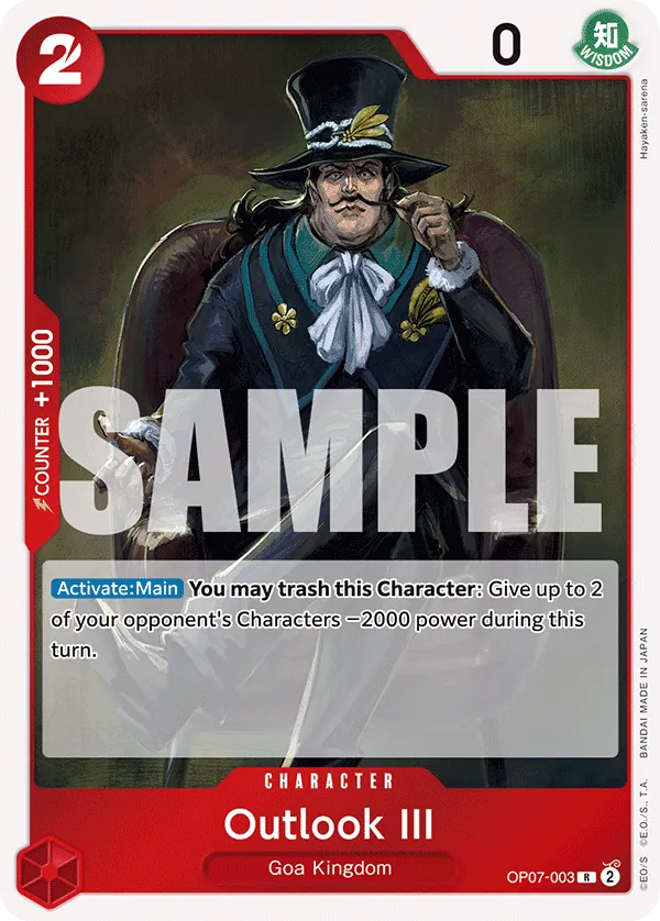 Outlook III Character Rare OP07-003