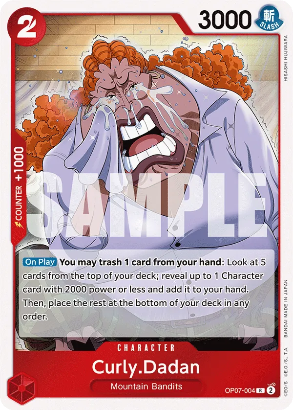 Curly.Dadan Character Rare OP07-004