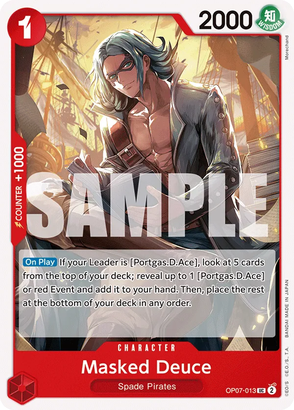 Masked Deuce Character Uncommon OP07-013