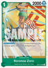 Roronoa Zoro Character Uncommon OP07-034