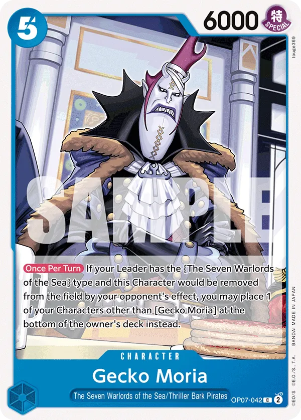 Gecko Moria Character Common OP07-042