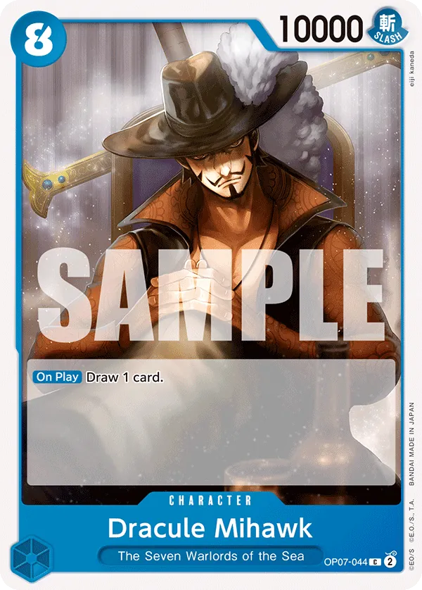 Dracule Mihawk Character Common OP07-044